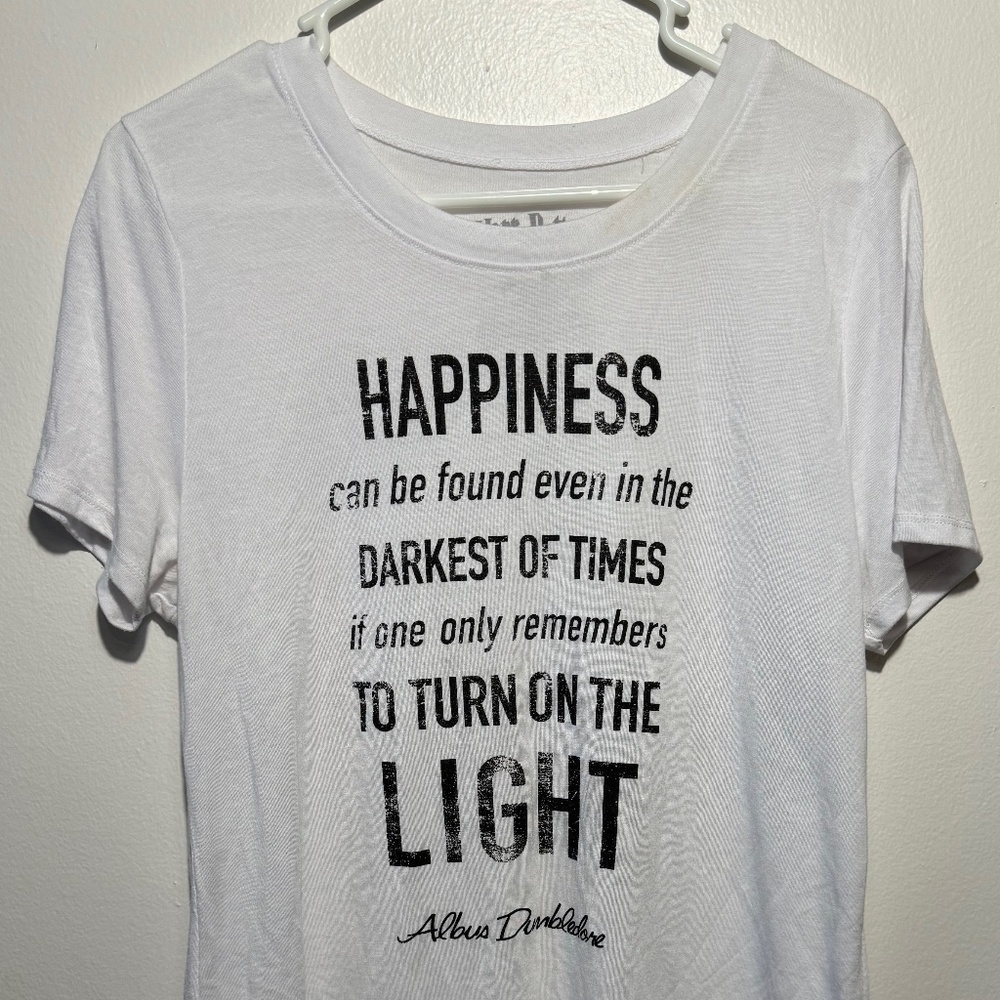 Harry Potter Quote Tee Size XL